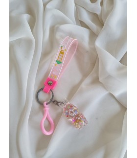 Sulu Anahtarlık Pembe